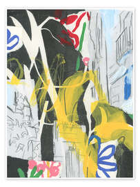 Wall art print Madrid Graffiti I - June Erica Vess