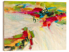 Holzbild Abstract Overview