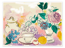 Wall art print Bouquet of Hues - Melissa Wang