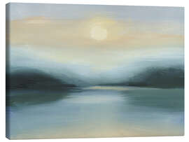 Leinwandbild Letzter Sonnenuntergang des Frühlings