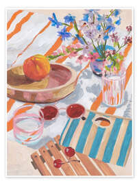 Wall art print Tangerine Tides II - Melissa Wang