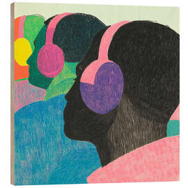 Holzbild Stereophonic - Walker Noble