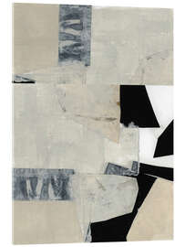 Acrylglasbild Monochrome Falls I - Cartissi