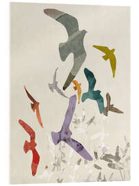 Acrylglasbild Paperfly II - Victoria Barnes