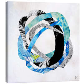 Leinwandbild Entwined Loops II - Laura Gibson