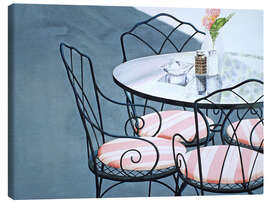 Leinwandbild Café-Sitzgruppe - Michael Potter Studio