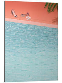 Aluminium print By the Pool - Michael Potter Studio