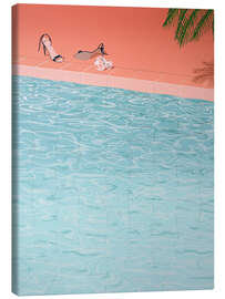 Leinwandbild Am Pool - Michael Potter Studio
