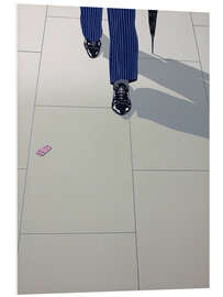 Hartschaumbild Auf dem Weg