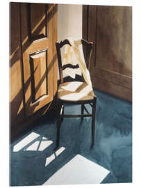 Acrylglasbild Der gelbe Schal - Michael Potter Studio