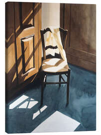 Leinwandbild Der gelbe Schal - Michael Potter Studio