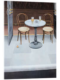 Acrylglasbild Brasserie, Paris - Michael Potter Studio
