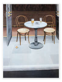 Wall art print Brasserie, Paris - Michael Potter Studio