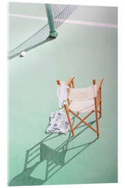 Tableau en verre acrylique Tennis in the morning - Michael Potter Studio