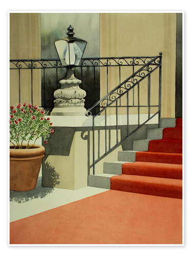 Poster Ein roter Teppich – New York