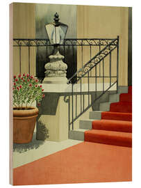 Holzbild Ein roter Teppich – New York - Michael Potter Studio