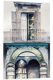 Acrylglasbild Hausfassade in Barcelona - Michael Potter Studio