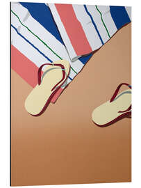Alubild Bereit für den Strand - Michael Potter Studio