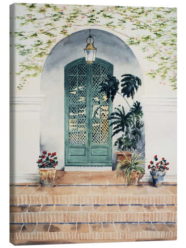 Stampa su tela Doorway in Seville