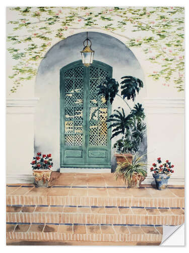 Vinilo para la pared Doorway in Seville