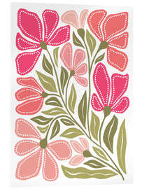 Acrylglasbild Wildrosa Blüten - Martina