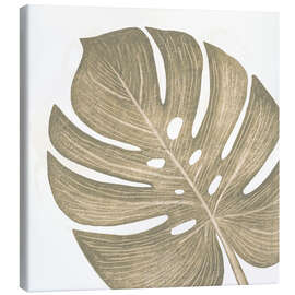 Leinwandbild Monstera-Blatt - Martina