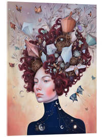 Acrylglasbild Kristalle in meinem Haar - Thomas Klee