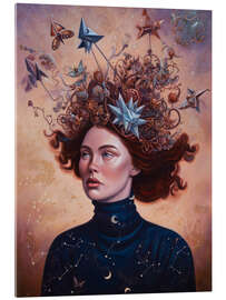 Acrylglasbild Fantasie Portrait - Magische Locken - Thomas Klee