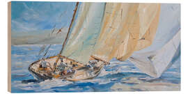 Holzbild Unter Segeln - Matthias Kriesel