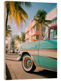 Wood print Retro Cruiser - Thomas Klee