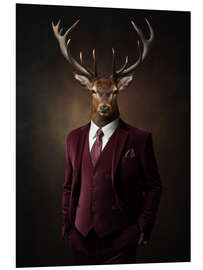 Hartschaumbild Business Hirsch