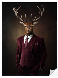 Wandsticker Business Hirsch