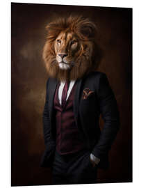 Hartschaumbild Der Löwe in dir