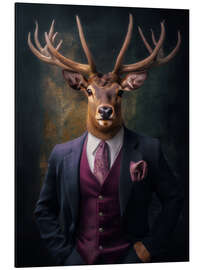 Alubild Hirsch Baron - Aristokratisches Portrait - Thomas Klee