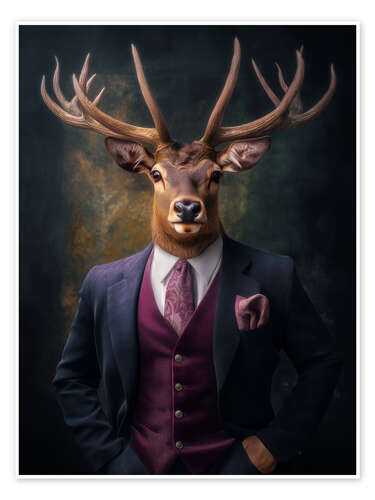 Poster Hirsch Baron - Aristocratic Portrait