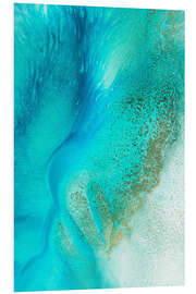 Stampa su PVC Turquoise Tranquility - Petra Meikle