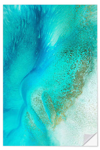 Muursticker Turquoise Tranquility