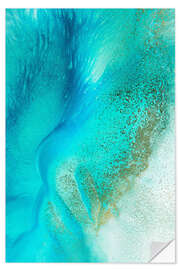 Muursticker Turquoise Tranquility - Petra Meikle