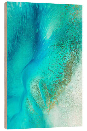 Holzbild Turquoise Tranquility