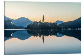 Tableau en aluminium Bled, Slovenia