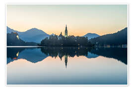 Wandbild Bled, Slowenien - Jones &amp; Shimlock