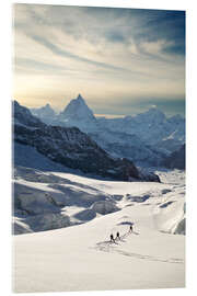 Acrylic print Matterhorn, skiing the Grenxgletscher glacier - Jones &amp; Shimlock