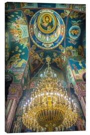 Leinwandbild Innenansicht der Kirche der Heiligen Kyrill und Method, Ljubljana - Jones &amp; Shimlock