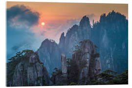 Acrylglasbild Tianzi-Gebirge, Provinz Hunan, China - Jones &amp; Shimlock