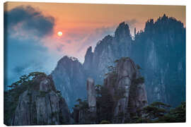 Leinwandbild Tianzi-Gebirge, Provinz Hunan, China - Jones &amp; Shimlock