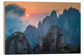 Holzbild Tianzi-Gebirge, Provinz Hunan, China - Jones &amp; Shimlock