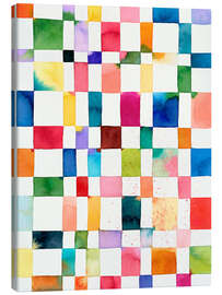 Leinwandbild Künstlerisches Schachbrett - Ninola Design