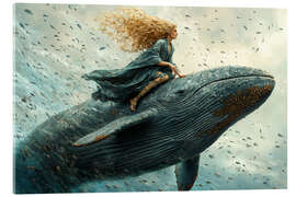 Acrylglasbild Magische Reise mit Meeresriese - Thomas Klee