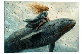 Tableau en aluminium Magical Journey With Sea Giant - Thomas Klee