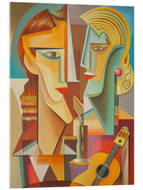 Acrylglasbild Musikalische Begegnung